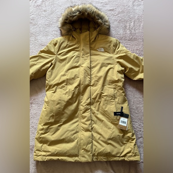 The North Face women’s arctic parka 550 dry vent in antelope tan sz 2XL - Picture 4 of 16